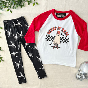 Kids Scorpion Leggings - Black