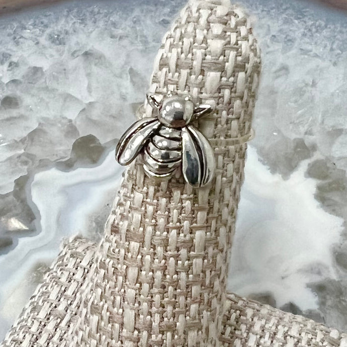 Bee Toe Ring - Silver