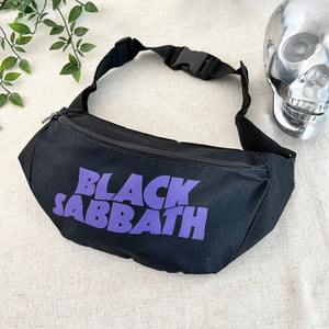 Black Sabbath Fanny Pack Bag - Black