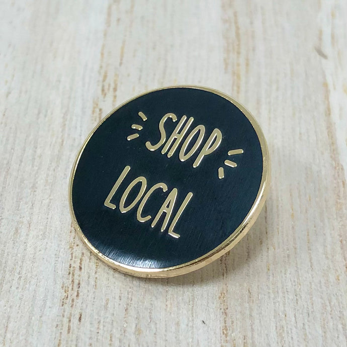 Shop Local Pin