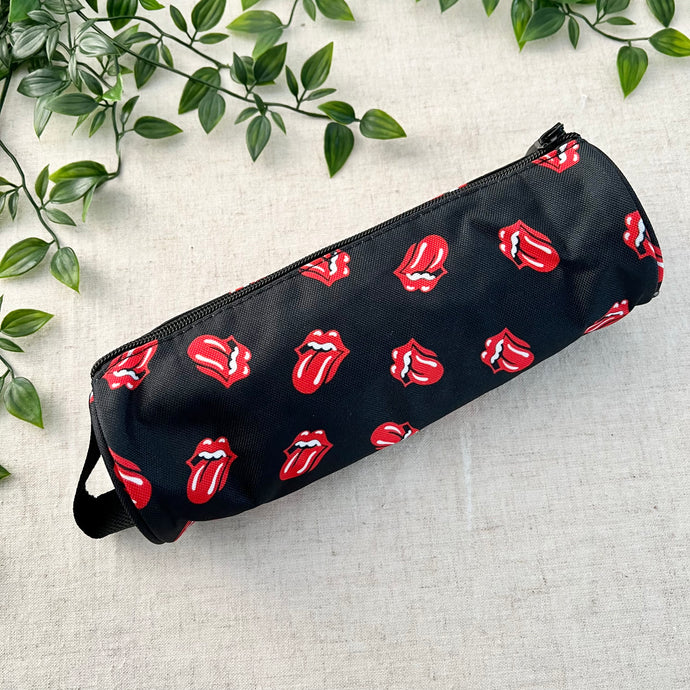 Rolling Stones Pencil Case - Black