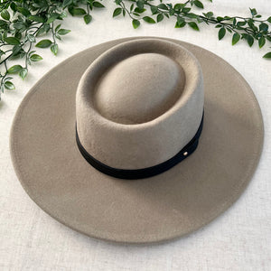Runaway Wide Brim Hat - Khaki
